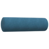 Ensemble de canapés 4pcs et coussins et traversins bleu velours
