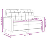 Ensemble de canapés 2 pcs avec coussins Jaune Velours