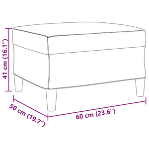 Ensemble de canapés 3 pcs avec coussins Jaune Velours