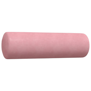 Ensemble de canapés 2pcs et coussins et traversins rose velours