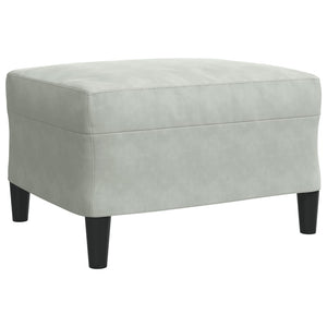 Ensemble de canapés 3 pcs et coussins et traversins velours