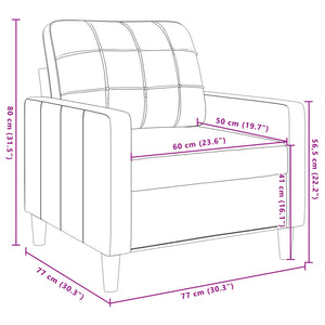 Ensemble de canapés 3 pcs avec coussins Gris foncé Velours
