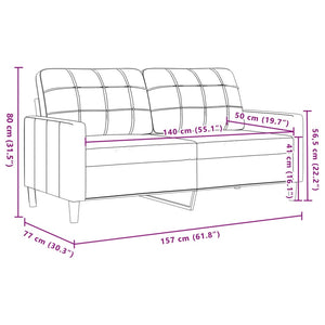Ensemble de canapés 4 pcs avec coussins Gris foncé Velours