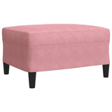 Ensemble de canapés 4 pcs avec coussins Rose Velours