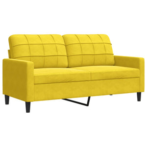 Ensemble de canapés 3 pcs avec coussins et traversins velours