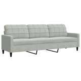 Ensemble de canapés 4 pcs et coussins et traversins velours