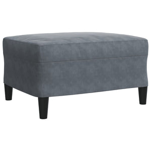 Ensemble de canapés 4 pcs avec coussins et traversins velours