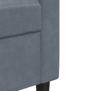 Ensemble de canapés 4 pcs avec coussins et traversins velours