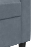 Ensemble de canapés 4 pcs avec coussins et traversins velours