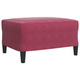 Ensemble de canapés 4 pcs avec coussins et traversins velours