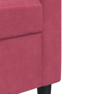 Ensemble de canapés 4 pcs avec coussins et traversins velours