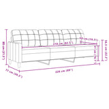 Ensemble de canapés 4 pcs avec coussins et traversins velours