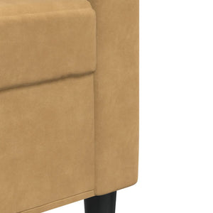 Ensemble de canapés 4 pcs avec coussins et traversins velours