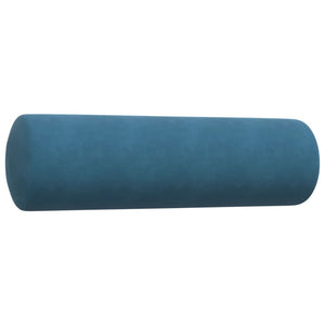 Ensemble de canapés 4pcs et coussins et traversins bleu velours