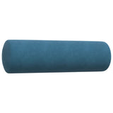 Ensemble de canapés 4pcs et coussins et traversins bleu velours