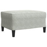 Ensemble de canapés 3 pcs et coussins et traversins velours