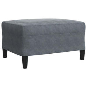 Ensemble de canapés 3 pcs avec coussins et traversins velours