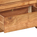 Armoire à tiroirs 55x33x75 cm bois d'acacia massif