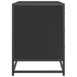Armoire à tiroirs noir 70x41x56 cm bois d'ingénierie