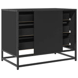Armoire à tiroirs noir 70x41x56 cm bois d'ingénierie
