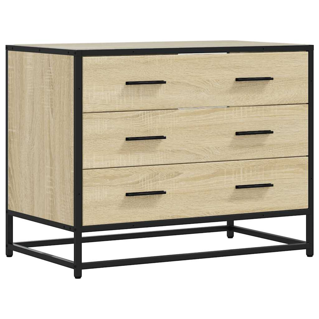 Commode chêne sonoma 70x41x56 cm bois d'ingénierie