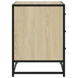 Commode chêne sonoma 70x41x56 cm bois d'ingénierie