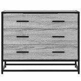 Commode sonoma gris 70x41x56 cm bois d'ingénierie