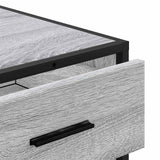 Commode sonoma gris 70x41x56 cm bois d'ingénierie
