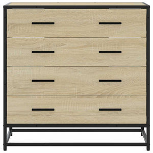 Commode chêne sonoma 70x41x70 cm bois d'ingénierie
