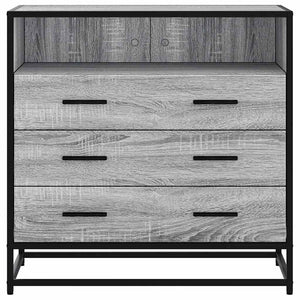 Commode sonoma gris 70x41x70 cm bois d'ingénierie