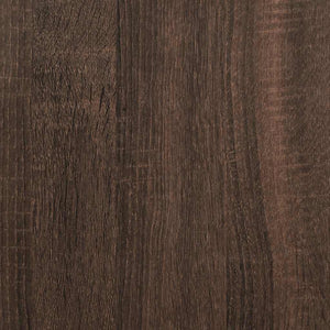 Commode chêne marron 70x41x83,5 cm bois d'ingénierie