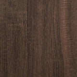Commode chêne marron 70x41x83,5 cm bois d'ingénierie