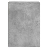 Commode d'angle gris béton 40x41x58 cm bois d'ingénierie