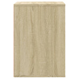Commode d'angle chêne sonoma 60x41x58 cm bois d'ingénierie