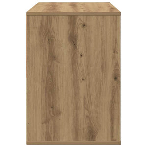 Commode d'angle chêne artisanal 60x41x58 cm bois d'ingénierie