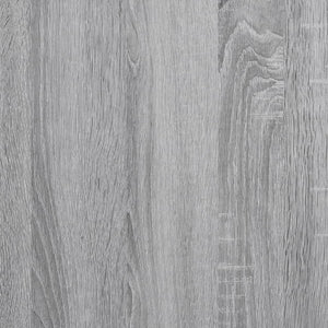 Commode d'angle sonoma gris 80x41x58 cm bois d'ingénierie