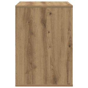 Commode d'angle chêne artisanal 80x41x58 cm bois d'ingénierie