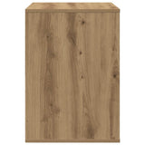 Commode d'angle chêne artisanal 80x41x58 cm bois d'ingénierie