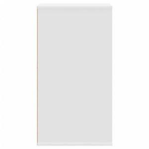 Commode d'angle blanc 40x41x76 cm bois d'ingénierie