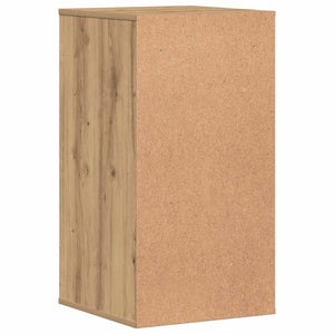 Commode d'angle chêne artisanal 40x41x76 cm bois d'ingénierie