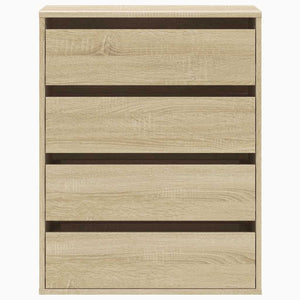 Commode d'angle chêne sonoma 60x41x76 cm bois d'ingénierie