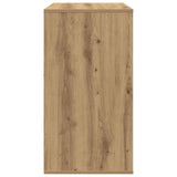 Commode d'angle chêne artisanal 60x41x76 cm bois d'ingénierie