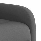 Fauteuil inclinable électrique Gris foncé Tissu