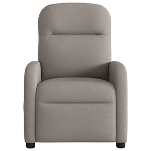 Fauteuil inclinable électrique Taupe Tissu