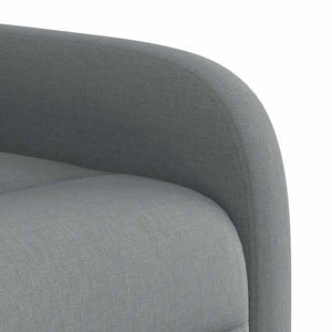 Fauteuil inclinable Gris clair Tissu