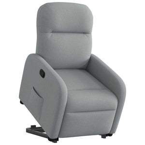 Fauteuil inclinable Gris clair Tissu