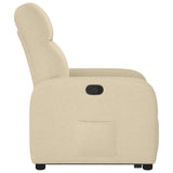 Fauteuil inclinable Crème Tissu