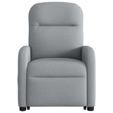 Fauteuil de massage inclinable Gris clair Tissu