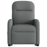 Fauteuil inclinable électrique gris foncé tissu