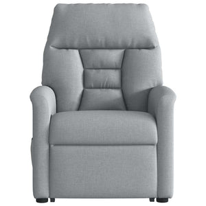 Fauteuil inclinable Gris clair Tissu